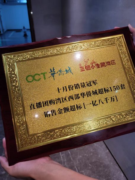 OCT 华侨城 十月份销售冠军